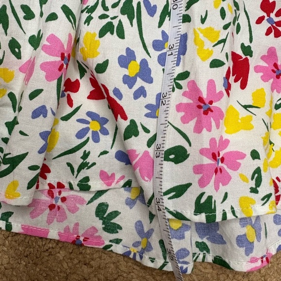 Kate Spade Shoreside Floral Puffy Sleeve Shirtdress, Size Small Made In India - Picture 10 of 12